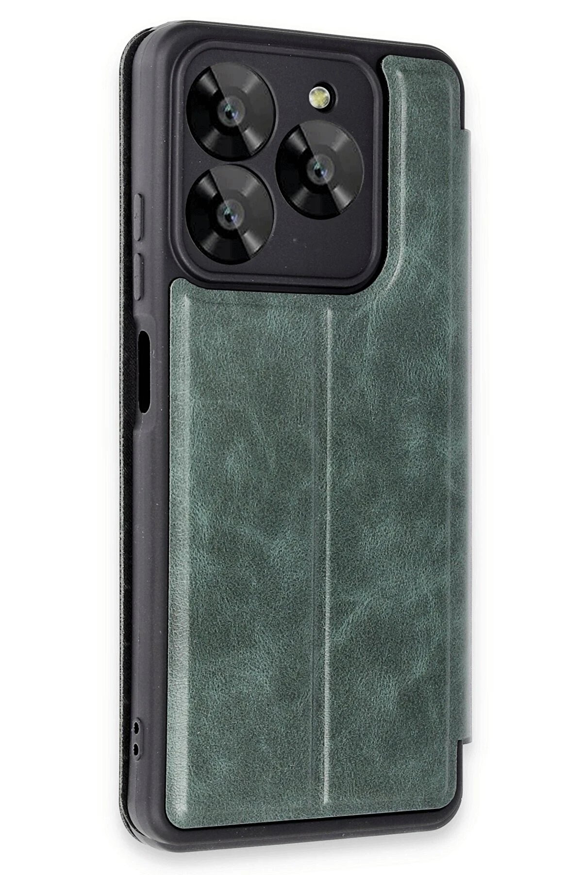 General Mobi̇le Era 50 Kılıf Fli̇p Cover - Koyu Yeşi̇l - Dropx3619-6915