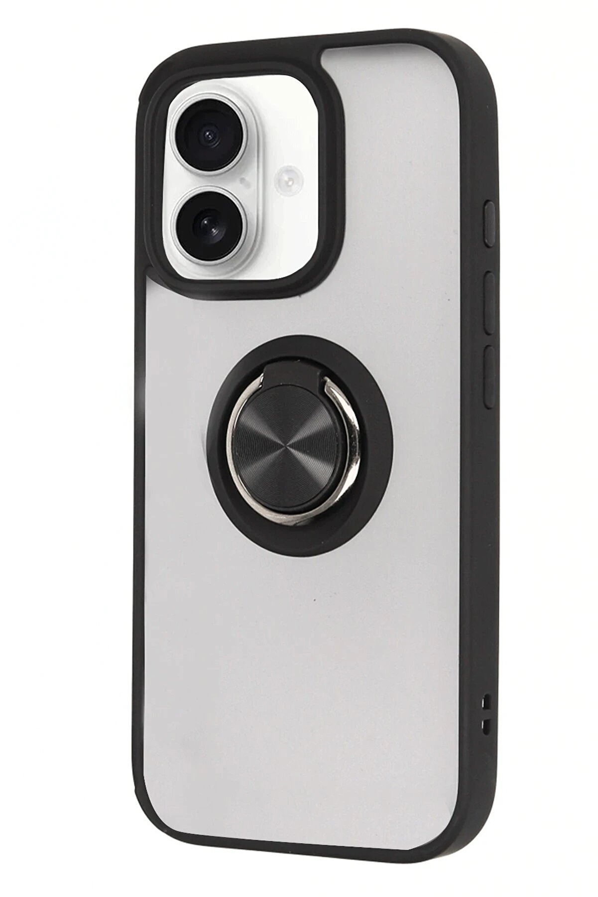 İphone 16 Kılıf Montreal Y&uuml;z&uuml;kl&uuml; Si̇li̇kon Kapak - Si̇yah - Dropx9493-3213