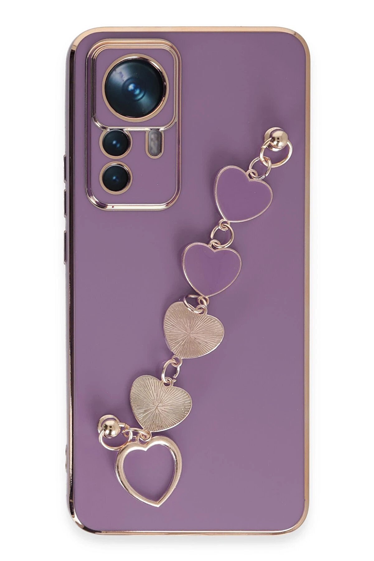 CepteToptan Xiaomi Mi 12T Pro Kılıf Esila Silikon - Mor - DROPX9980-6540