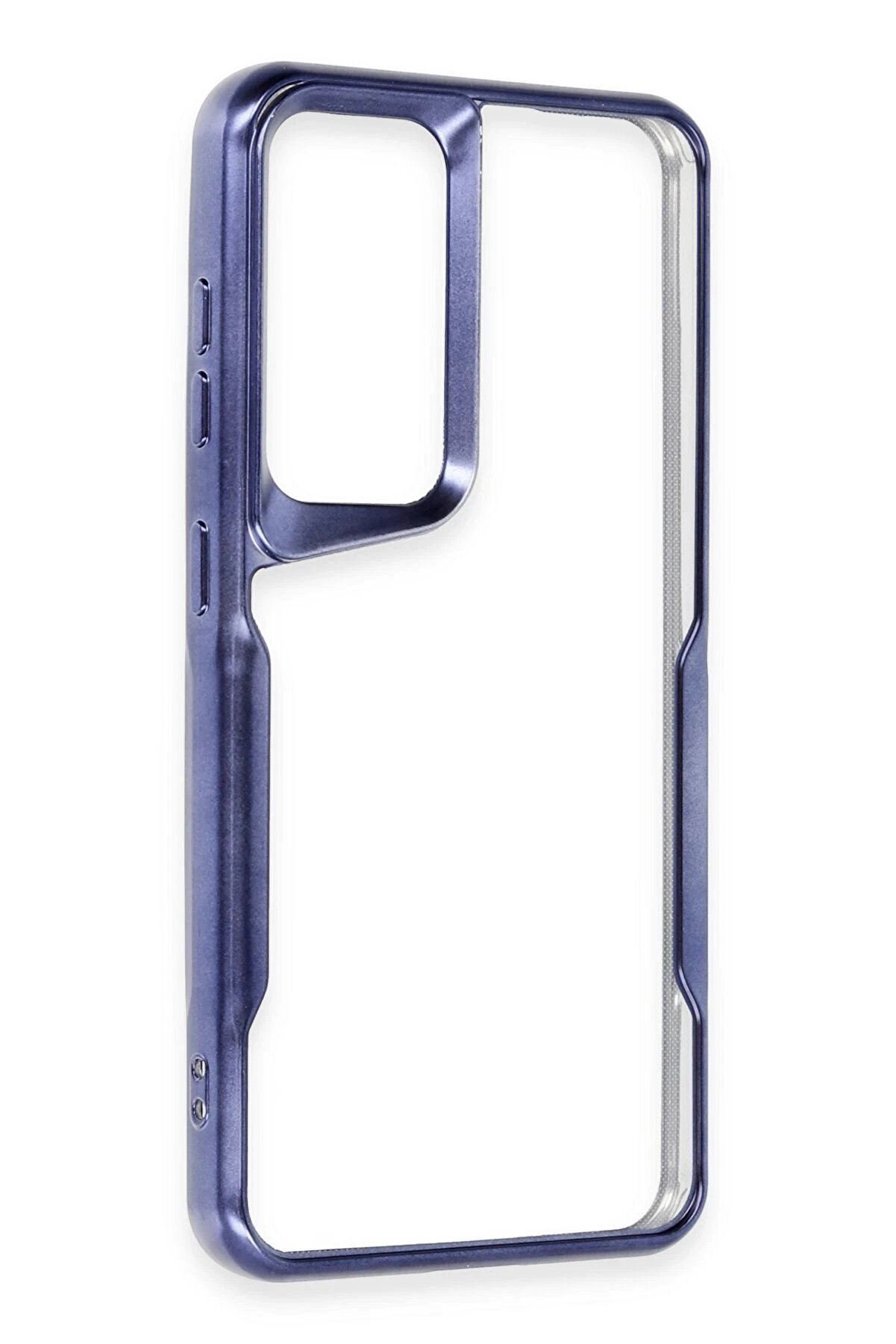 Samsung Galaxy S24 Kılıf Boyi̇ Si̇li̇kon Kapak - Laci̇vert - Dropx5206-1255