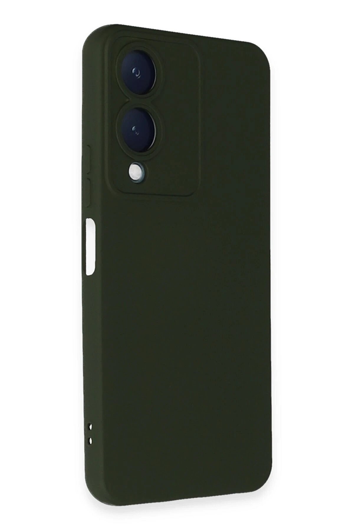 Vi̇vo Y17S Kılıf Nano İçi̇ Kadi̇fe Si̇li̇kon - Koyu Yeşi̇l - Dropx9474-7241