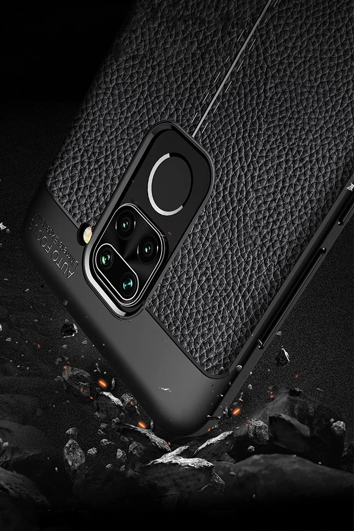 Xi̇aomi̇ Redmi̇ Note 9 Kılıf Auto Focus Kapak - Laci̇vert - Dropx2412-9735