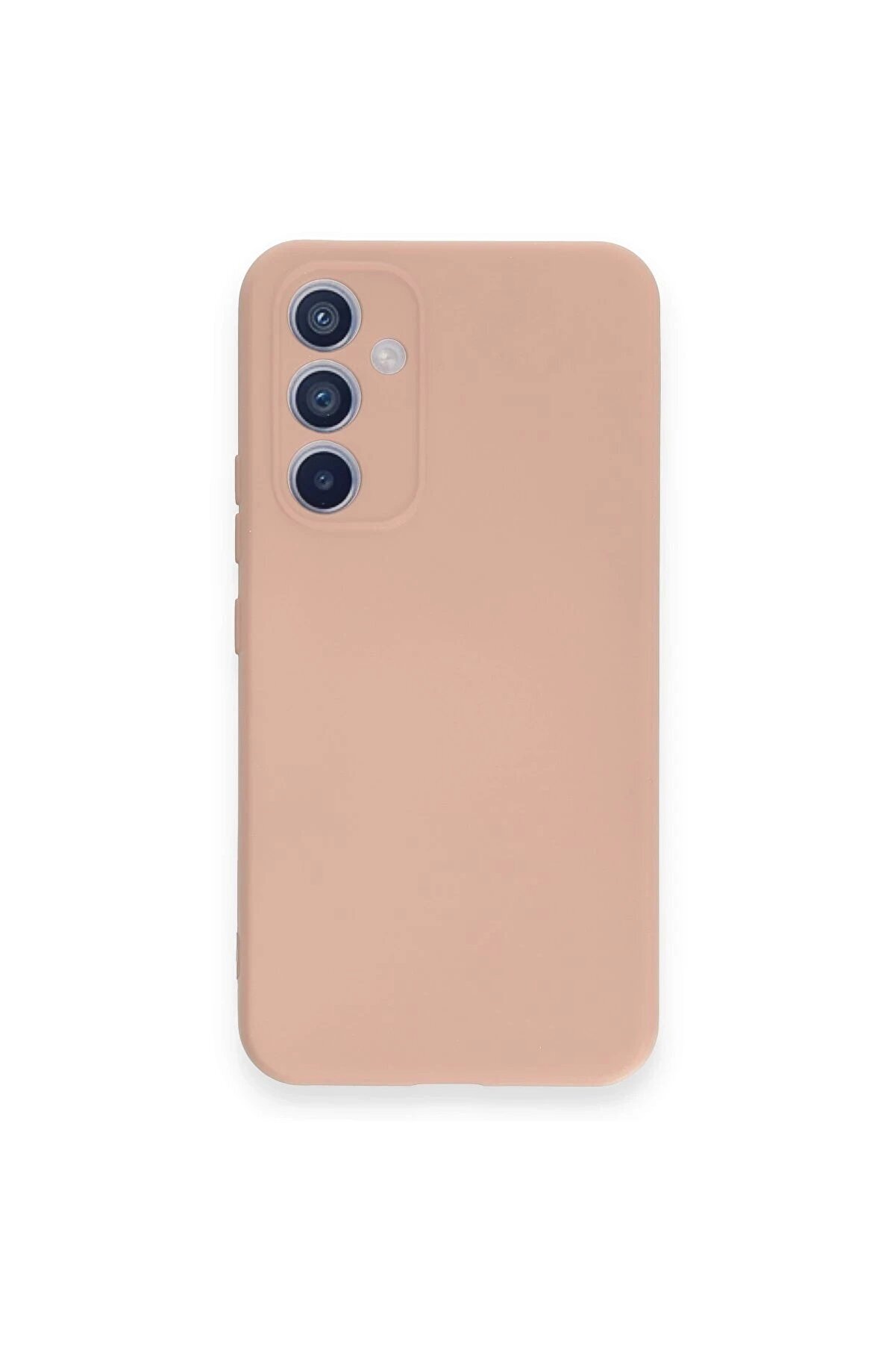 CepteToptan Samsung Galaxy A34 5G Kılıf Nano içi Kadife Silikon - Pudra - DROPX2328-2176