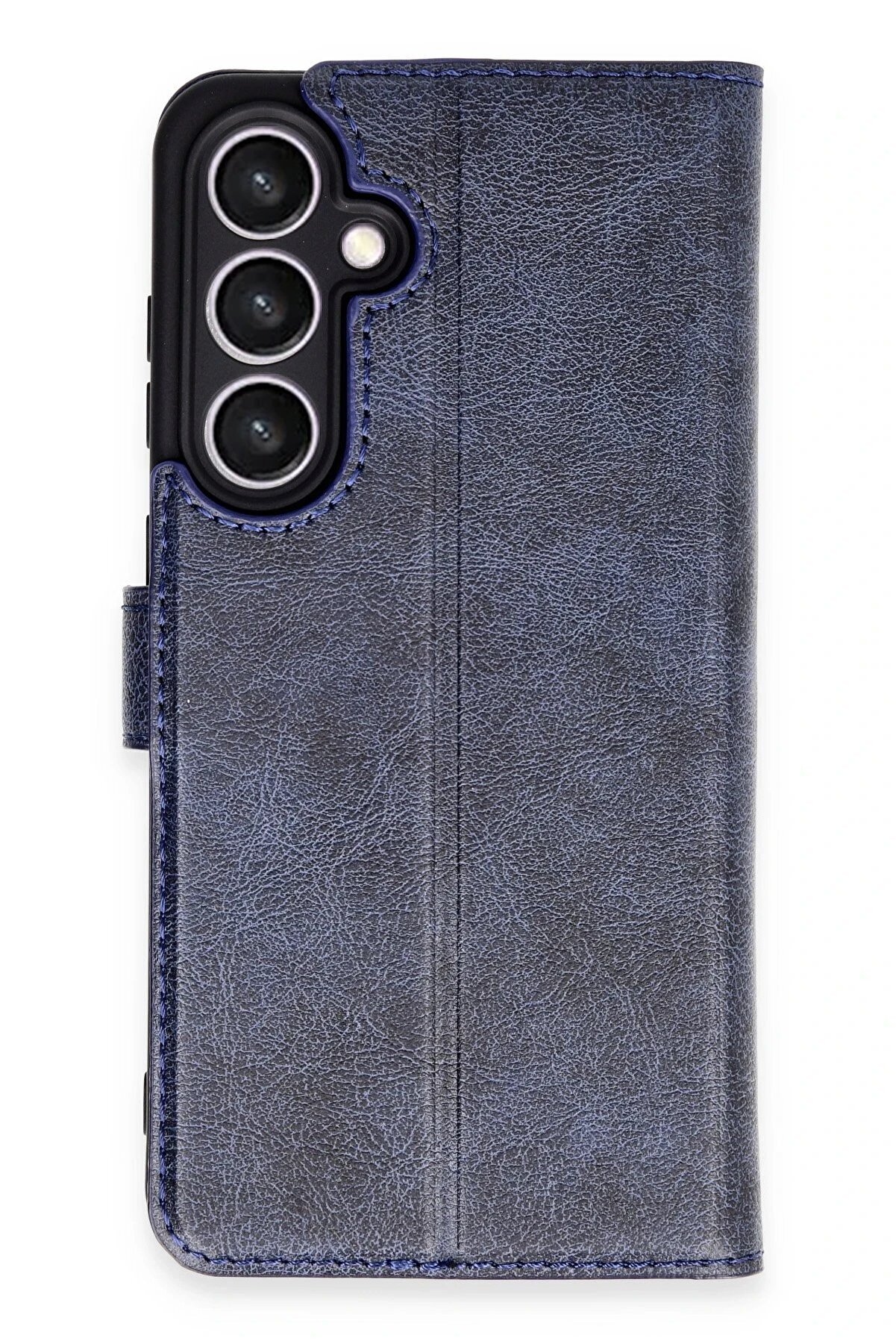 CepteToptan Samsung Galaxy S24 FE Kılıf Trend S Plus Kapaklı Kılıf - Lacivert - BRH025419-3817