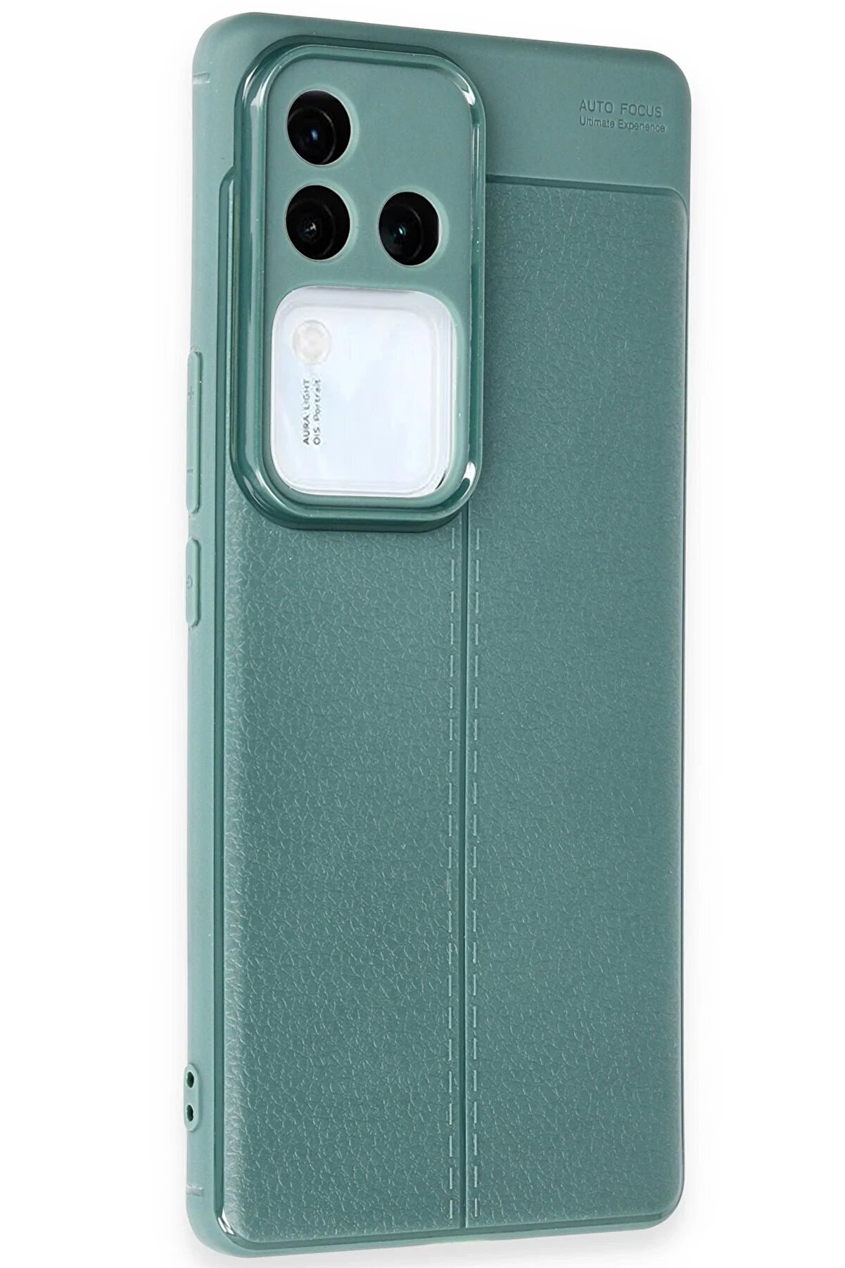 Newface Vi̇vo V30 5G Kılıf Auto Focus Kapak - Koyu Yeşi̇l