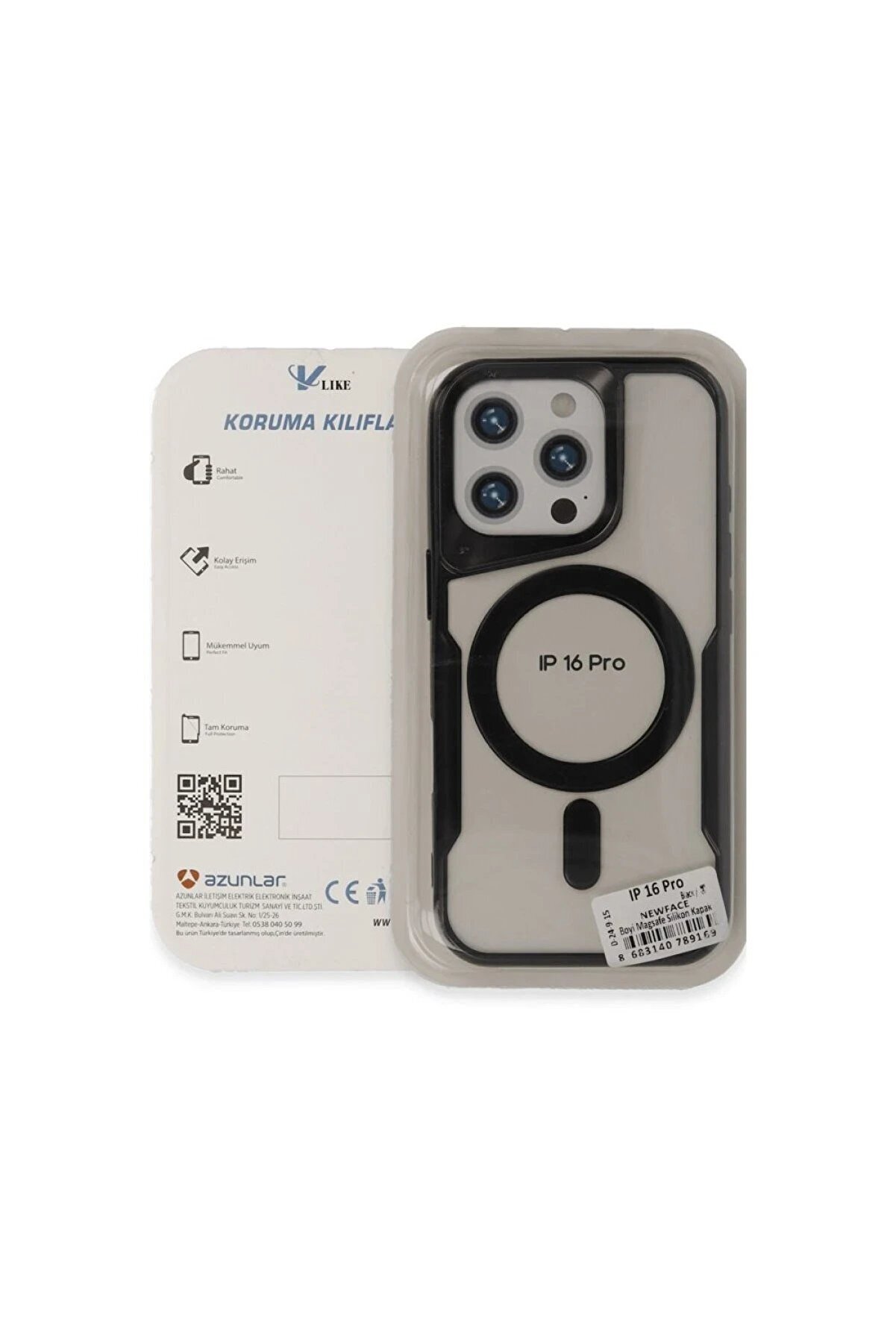 İphone 16 Plus Kılıf Boyi̇ Magsafe Si̇li̇kon Kapak - Ti̇tan Gri̇ - Dropx6023-2188