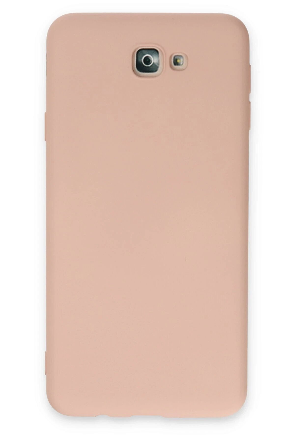 Samsung Galaxy J7 Pri̇me Kılıf Nano İ&ccedil;i̇ Kadi̇fe Si̇li̇kon - Pudra - Dropx2788-9314
