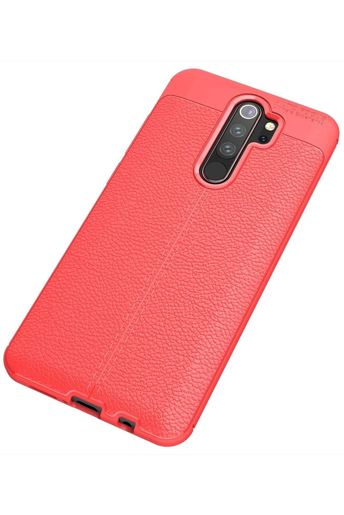 Xi̇aomi̇ Redmi̇ Note 8 Pro Kılıf Auto Focus Kapak - Kırmızı - Dropx1355-4523