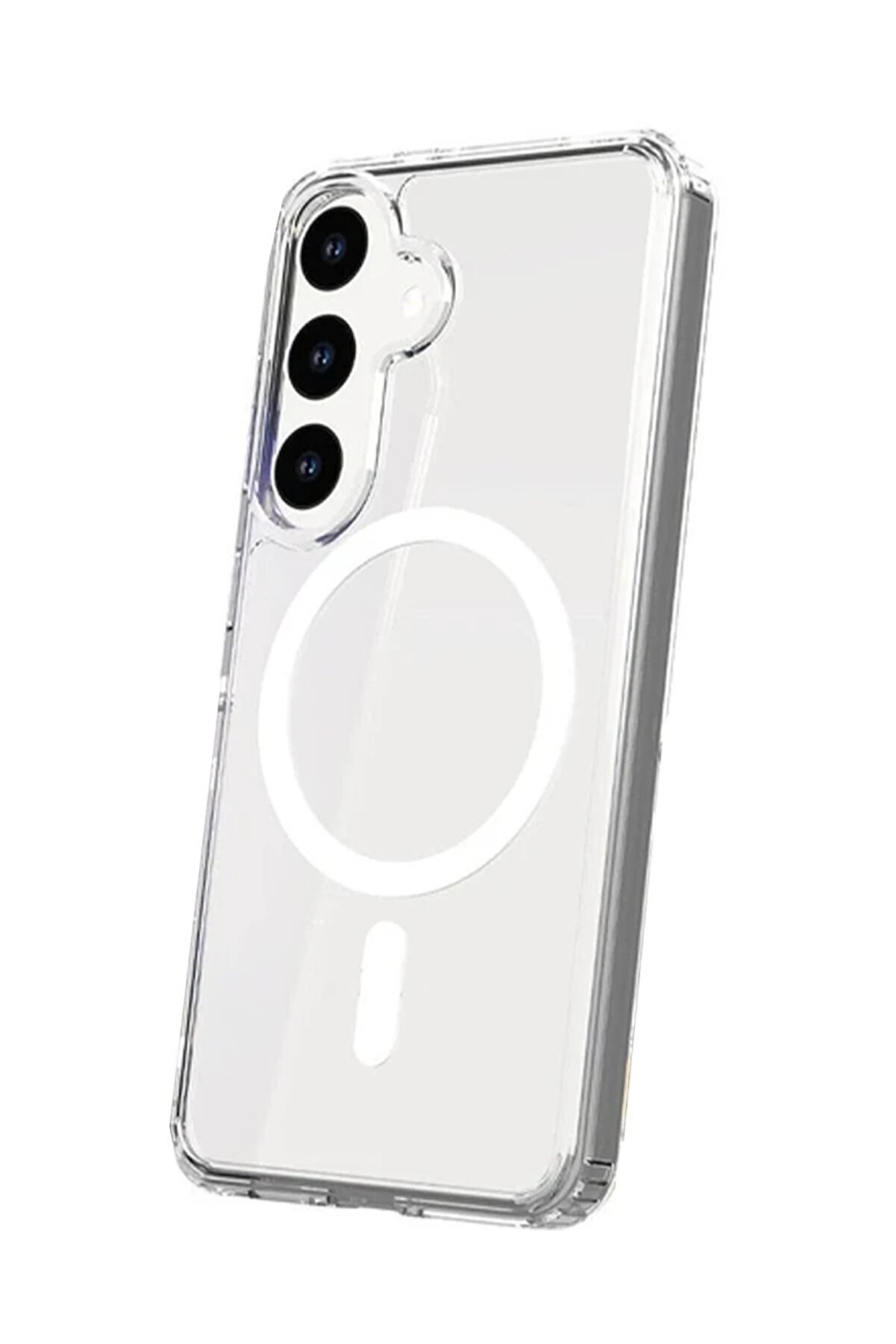 Samsung Galaxy S24 Kılıf Magneti̇csafe Şeffaf Si̇li̇kon - Şeffaf - Dropx9116-4276