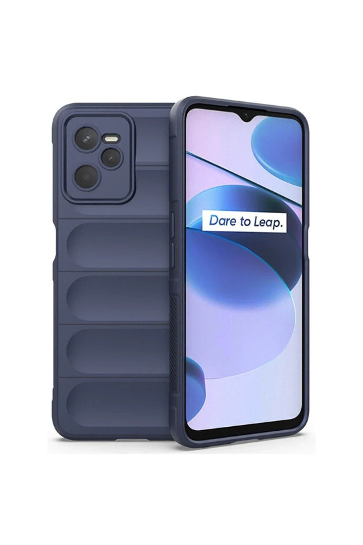 CepteToptan Realme C35 Kılıf Optimum Silikon - Lacivert - DROPX2697-7533