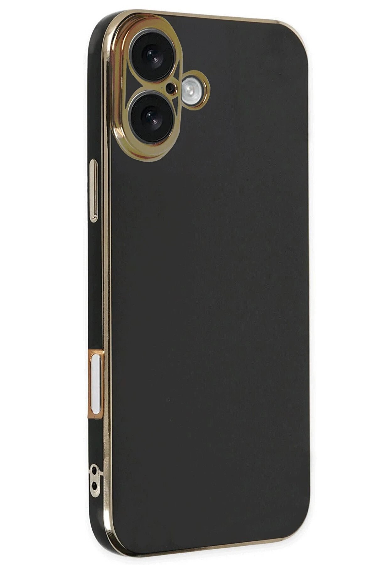 CepteToptan iPhone 16 Kılıf Volet Silikon - Siyah - DROPX5761-7077