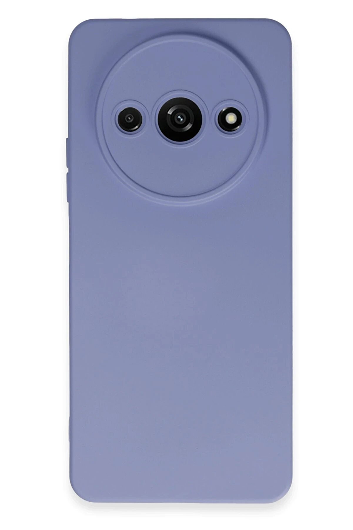 CepteToptan Xiaomi Redmi A3 4G Kılıf Nano içi Kadife Silikon - Lila - DROPX5265-9368