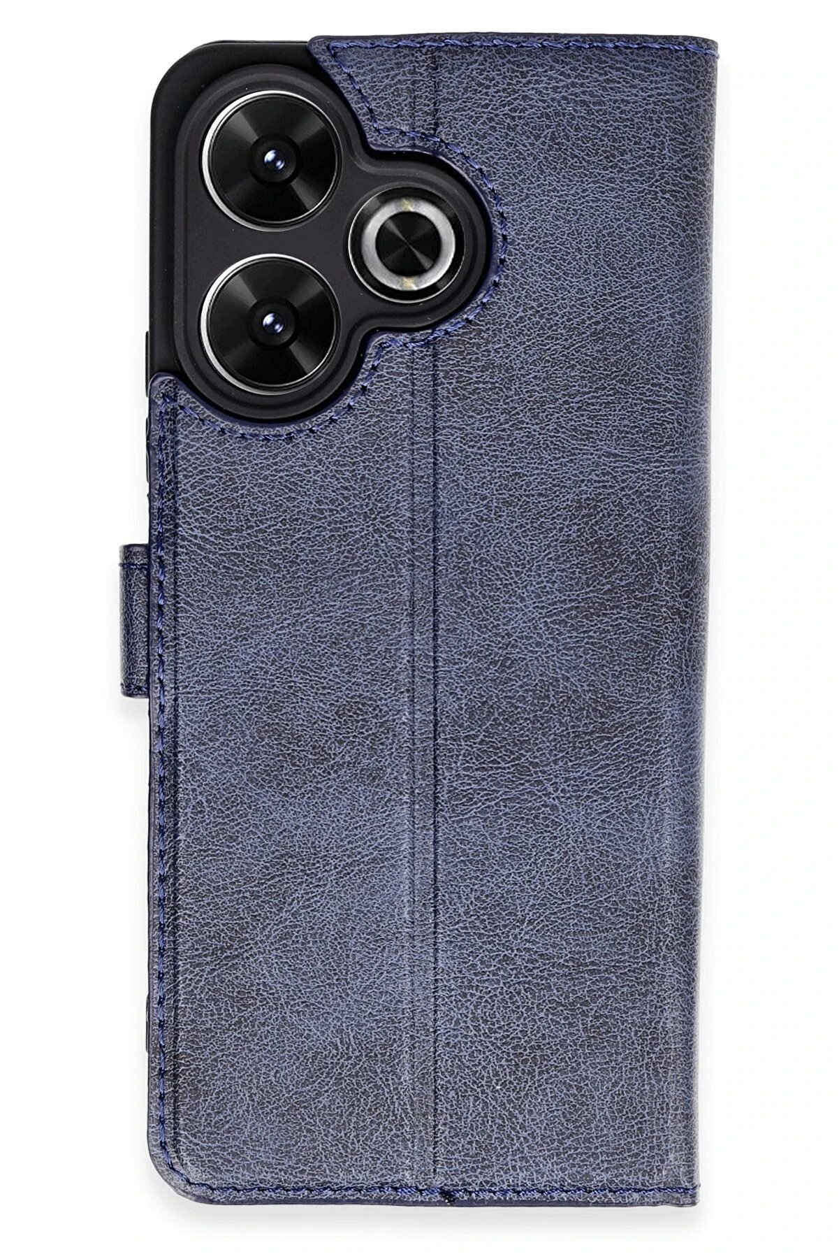 CepteToptan Xiaomi Redmi 13 4G Kılıf Trend S Plus Kapaklı Kılıf - Lacivert - DROPX2526-6705