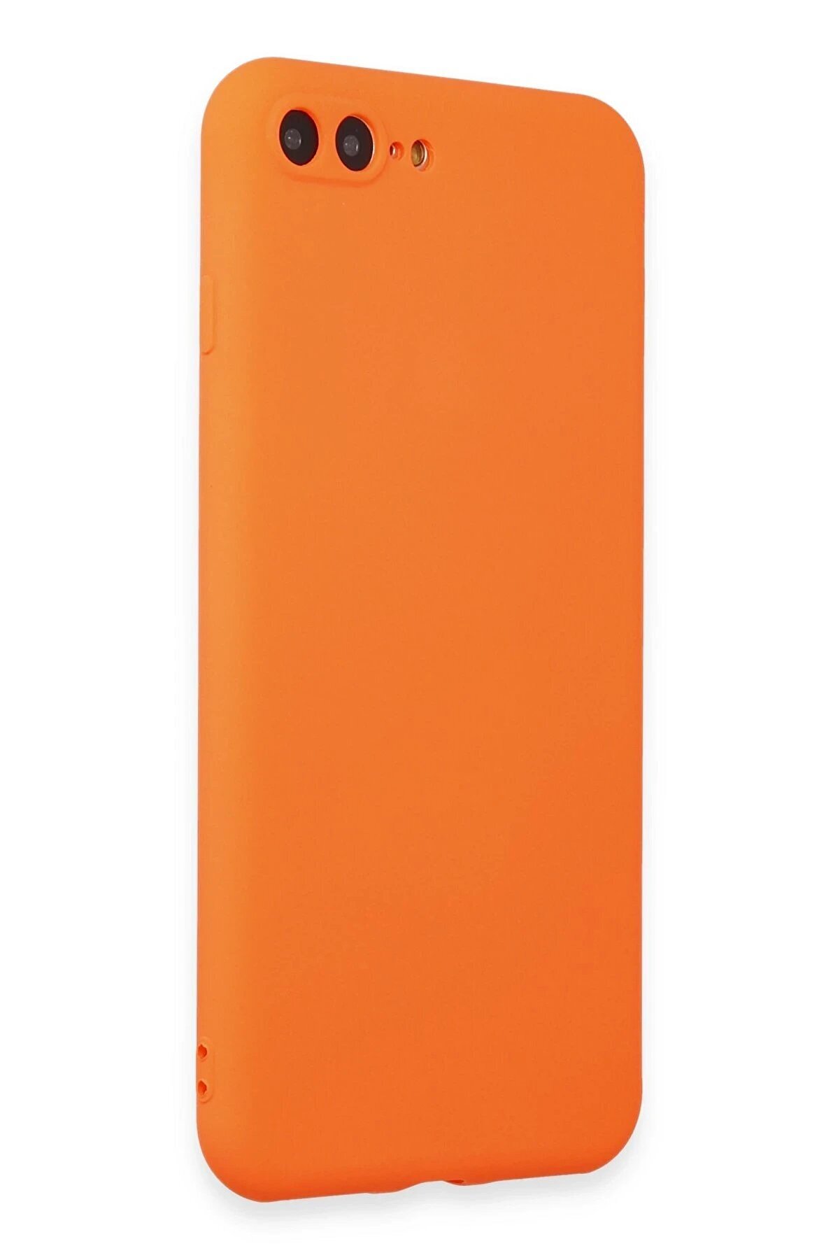 İphone 7 Plus Kılıf Fi̇rst Si̇li̇kon - Turuncu - Dropx7758-3501