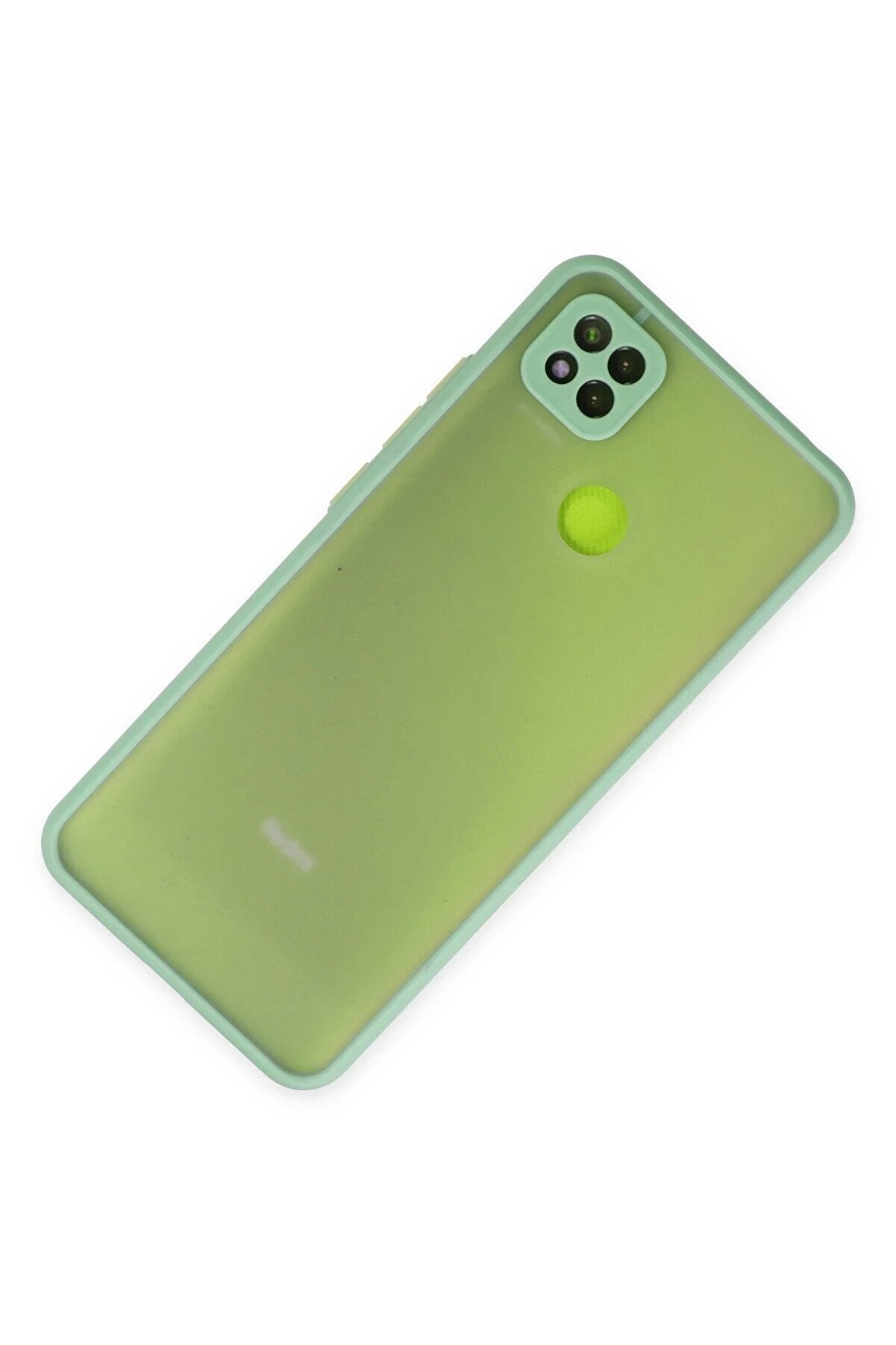 Xi̇aomi̇ Redmi̇ 9C Kılıf Montreal Si̇li̇kon Kapak - Turkuaz - Dropx5362-9251