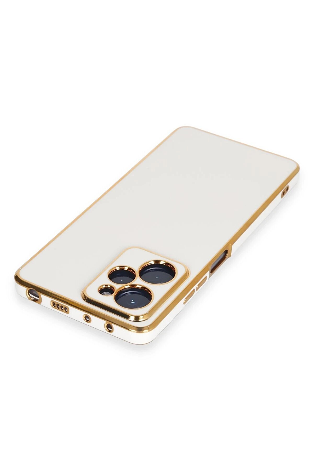 Xi̇aomi̇ Poco X5 Pro 5G Kılıf Volet Si̇li̇kon - Beyaz - Dropx8677-2446