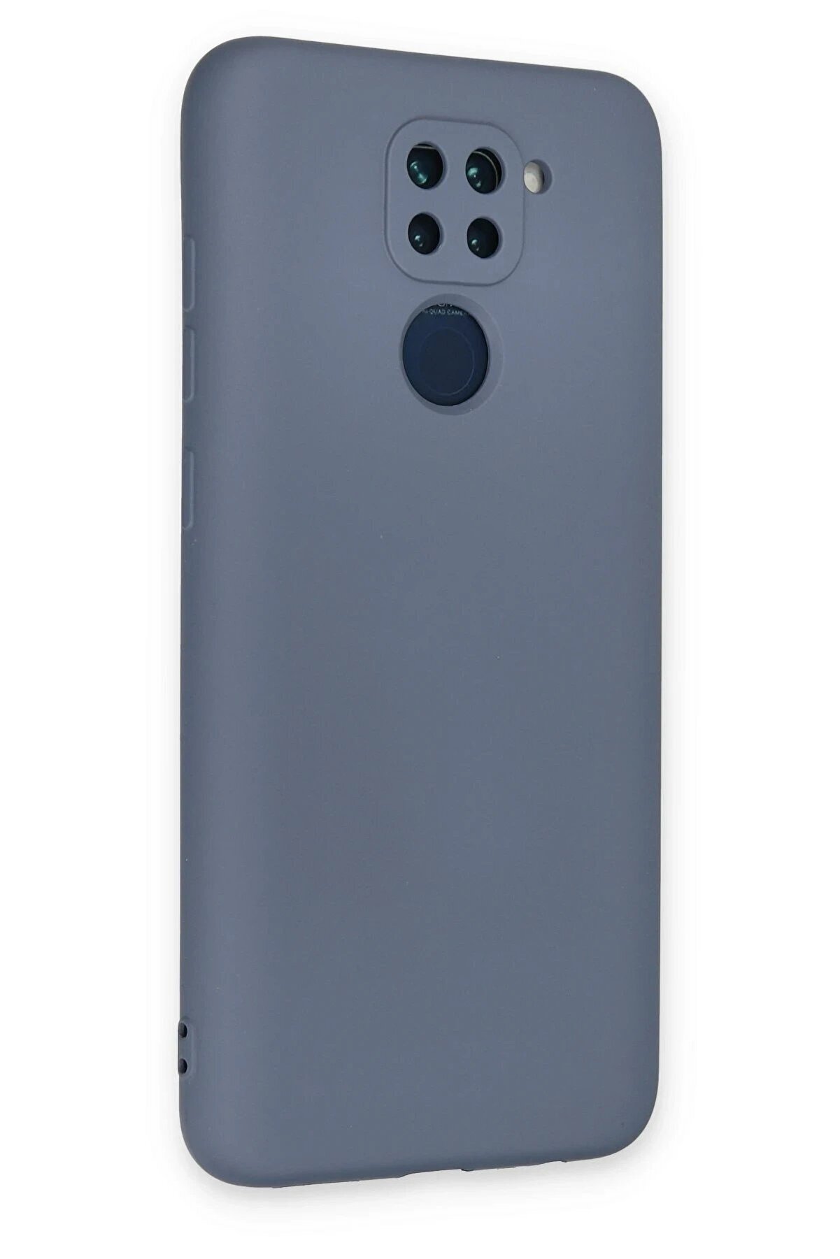 Xi̇aomi̇ Redmi̇ Note 9 Kılıf Nano İ&ccedil;i̇ Kadi̇fe Si̇li̇kon - Gri̇ - Dropx2486-2712