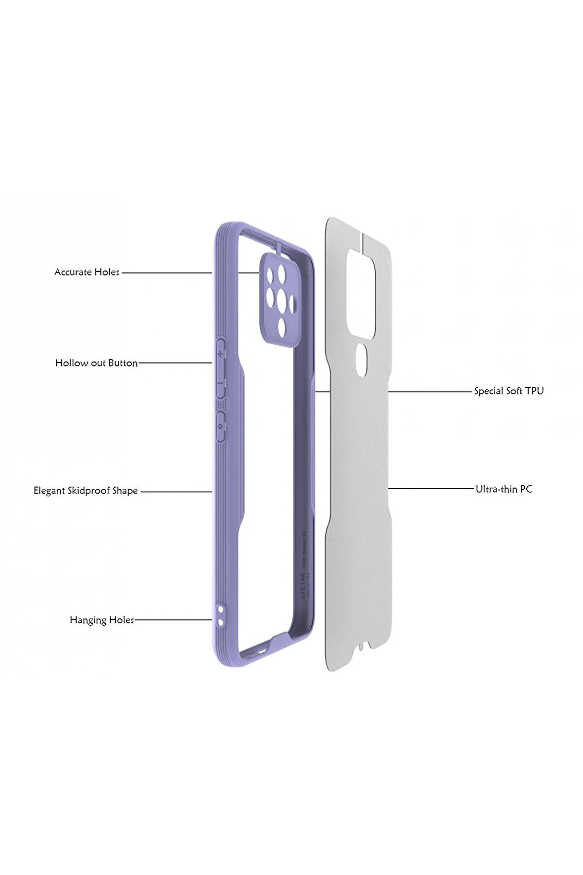 Tecno Camon 16 Kılıf Plati̇n Si̇li̇kon - Pembe - Dropx3639-9693