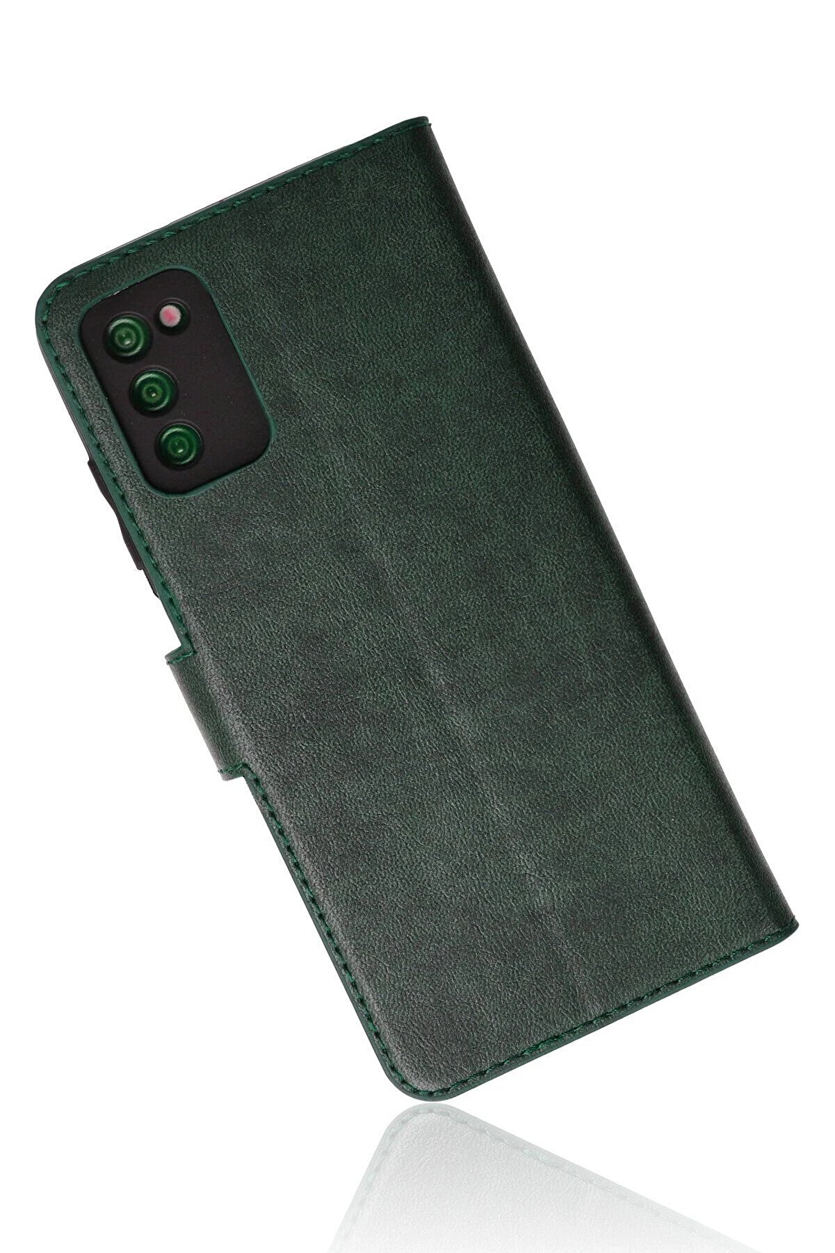 Samsung Galaxy A03S Kılıf Trend S Plus Kapaklı Kılıf - Yeşi̇l - Dropx5315-3050