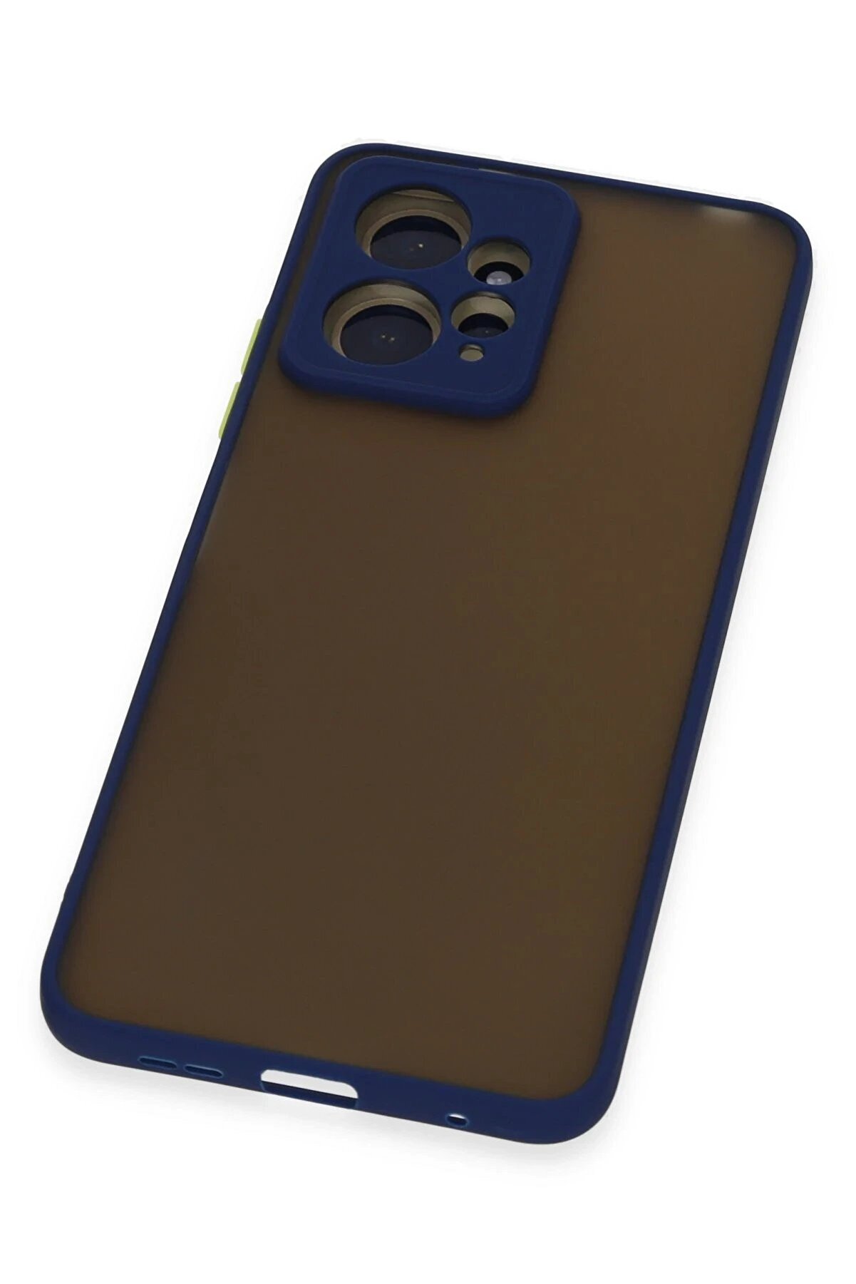 Xi̇aomi̇ Redmi̇ Note 12 4G Kılıf Montreal Si̇li̇kon Kapak - Laci̇vert - Dropx4252-8571