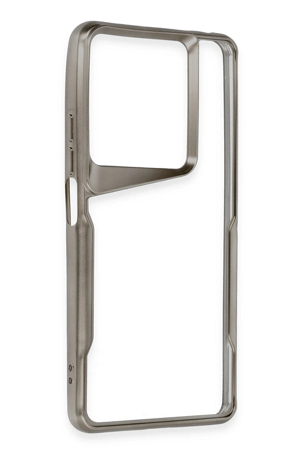 Xi̇aomi̇ Redmi̇ Note 13 Pro 4G Kılıf Boyi̇ Si̇li̇kon Kapak - Ti̇tan Gri̇ - Dropx3818-3276