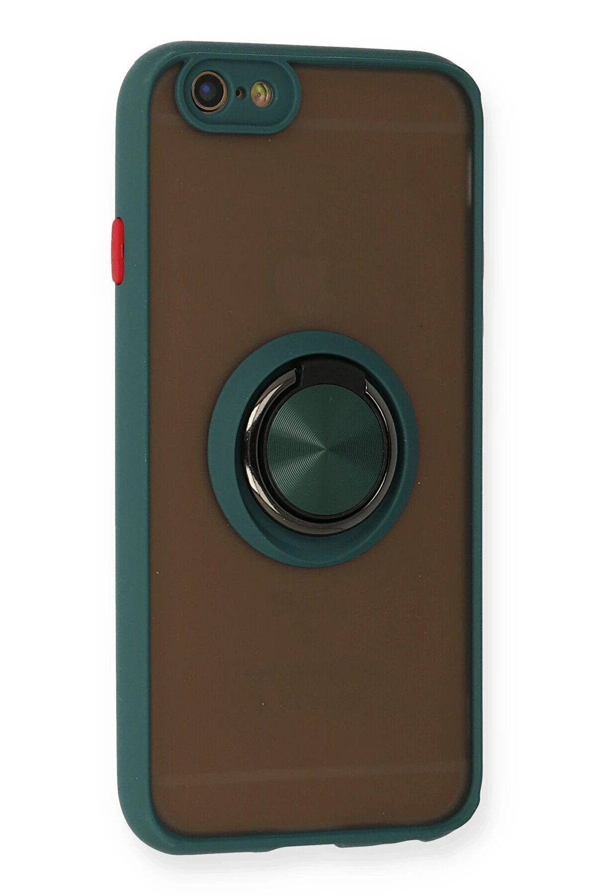 İphone 6 Kılıf Montreal Y&uuml;z&uuml;kl&uuml; Si̇li̇kon Kapak - Yeşi̇l - Dropx3758-9044