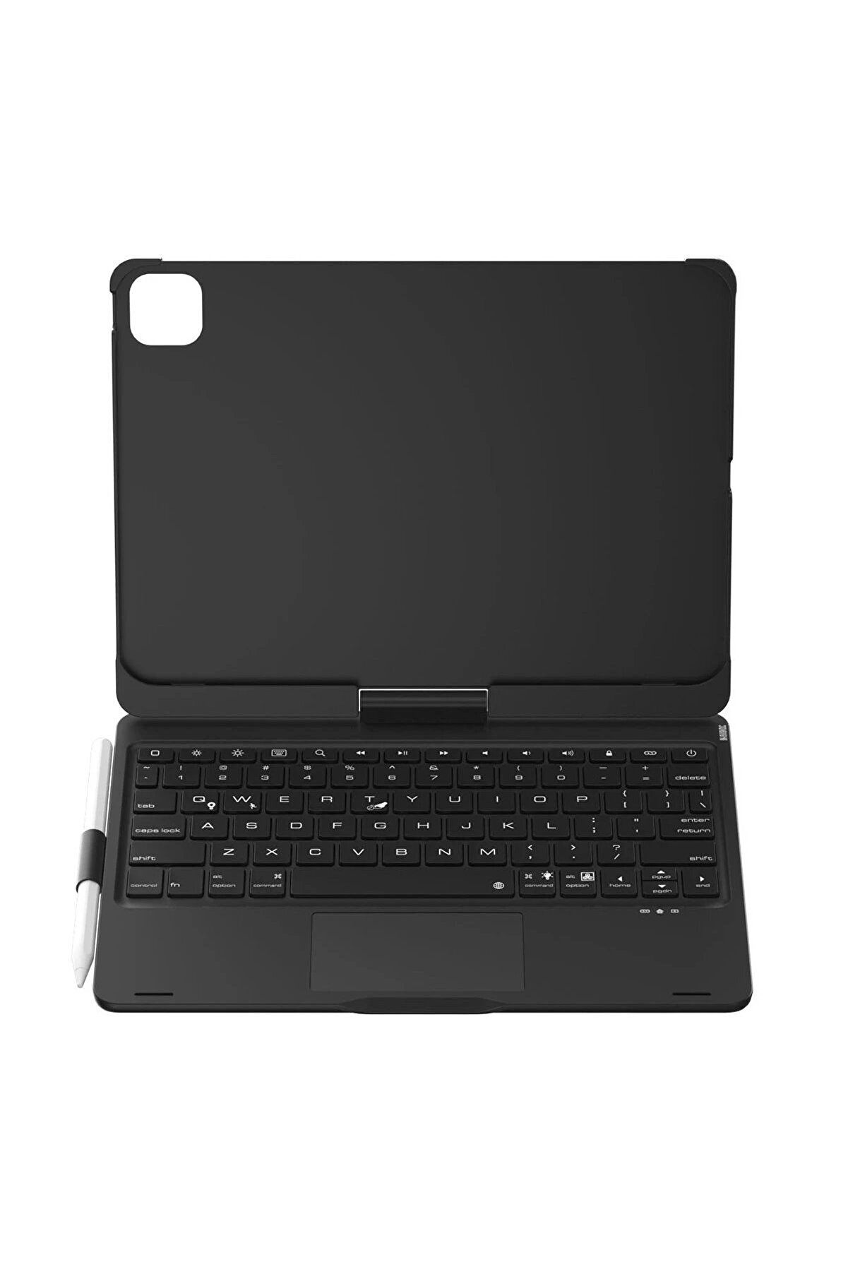 CepteToptan iPad Pro 11 (2024) F11 ATS Kılıf Magic Dönen Klavyeli Tablet Kılıf - Siyah - DROPX6251-3029