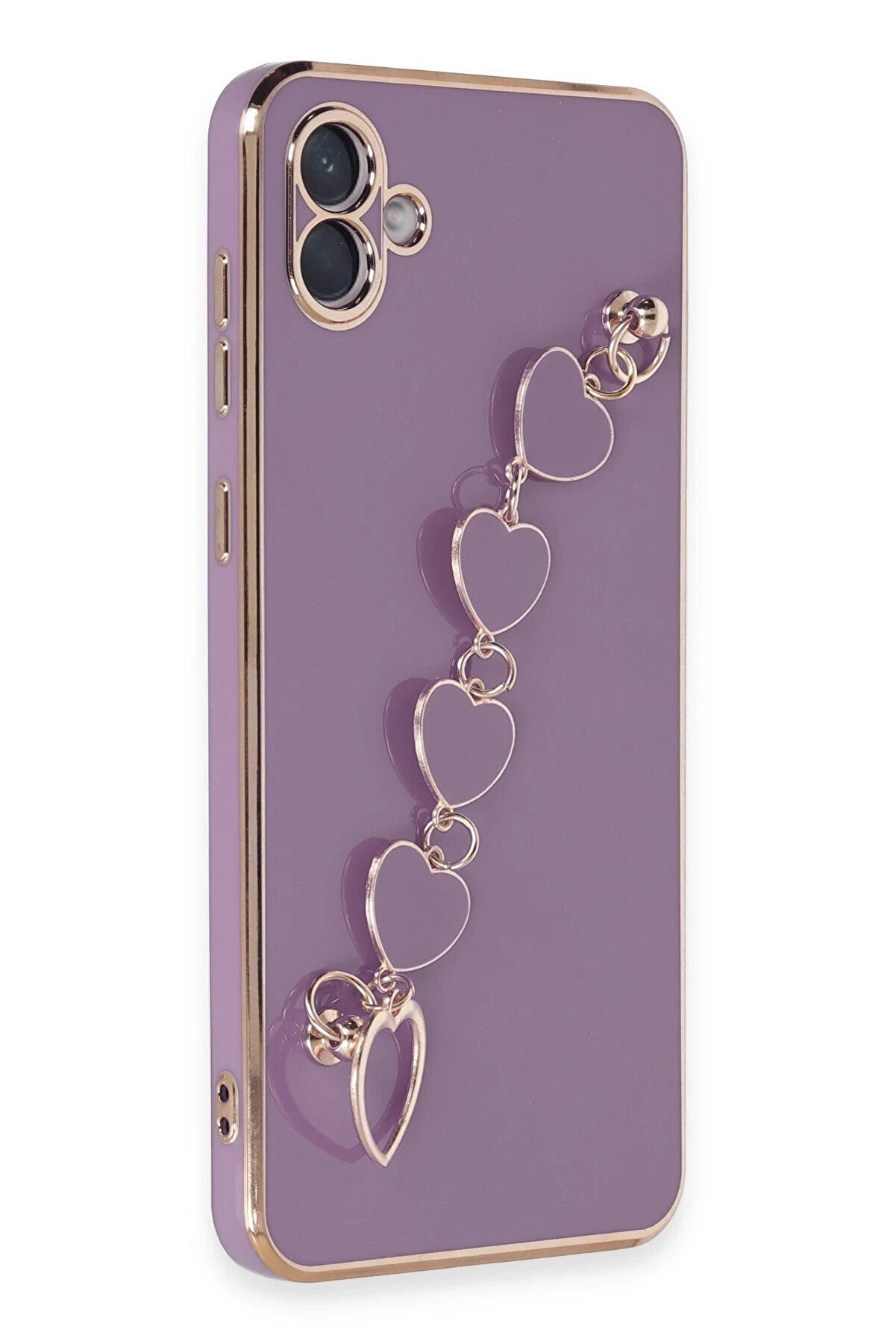 Samsung Galaxy A04E Kılıf Esi̇la Si̇li̇kon - Mor - Dropx5651-6305