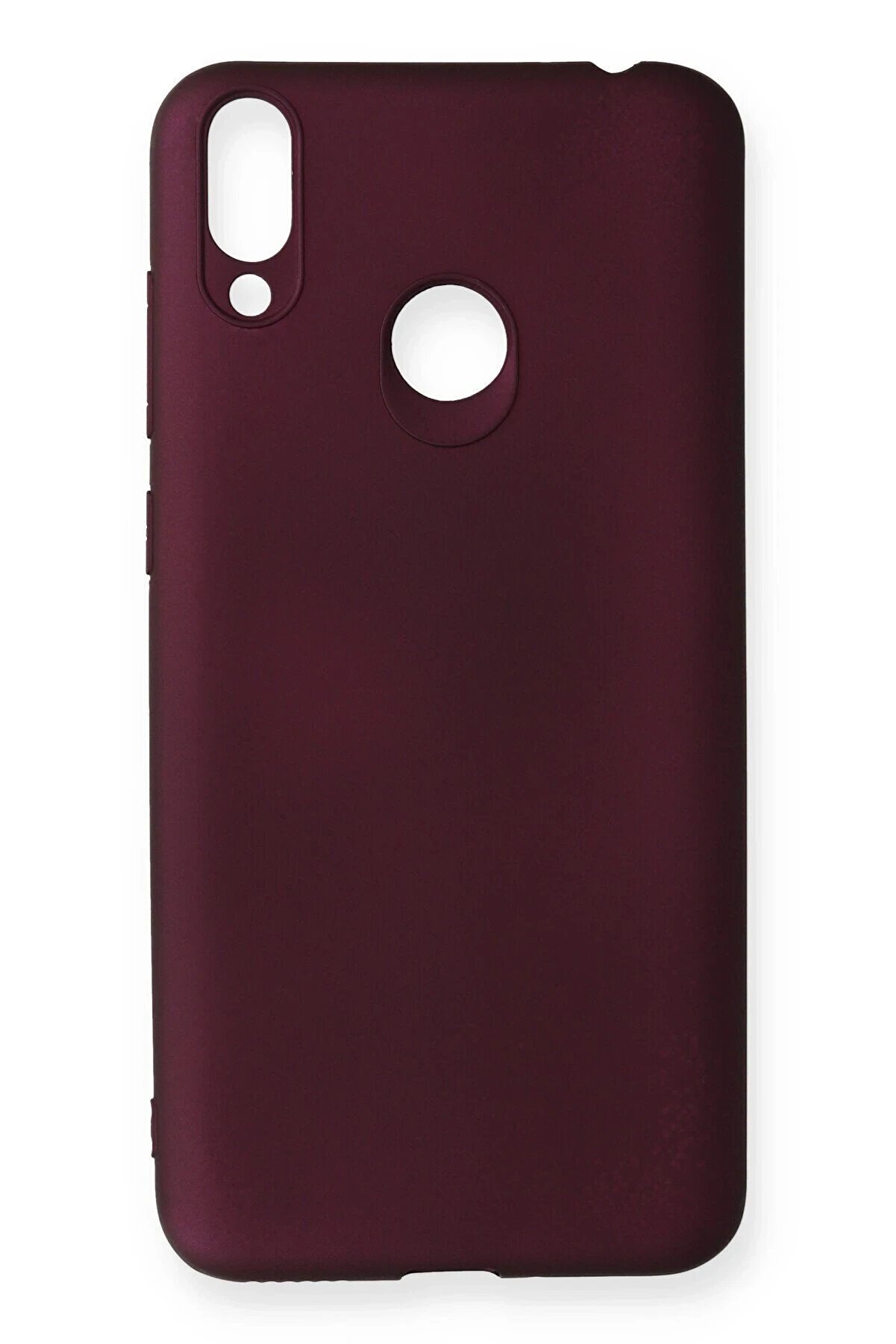 CepteToptan Huawei Honor 8C Kılıf First Silikon - Mürdüm - DROPX7200-8673