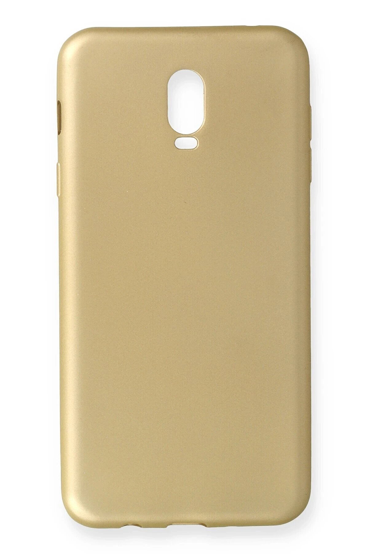 CepteToptan Samsung Galaxy C8 Kılıf First Silikon - Gold - DROPX6017-4193