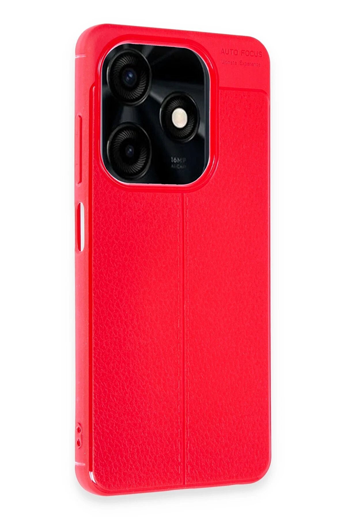 Tecno Spark Go 2024 Kılıf Auto Focus Kapak - Kırmızı - Dropx2324-9366