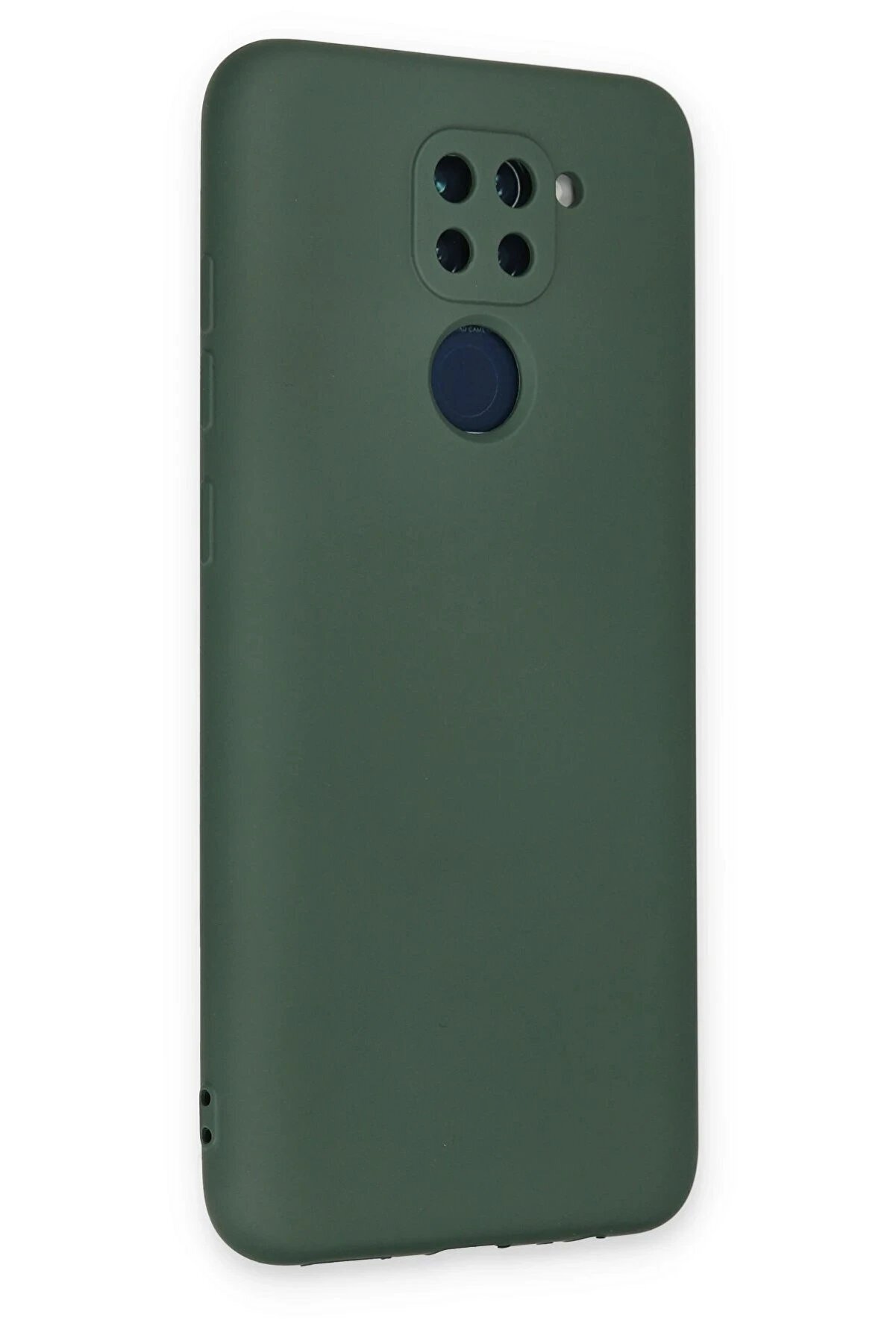 Xi̇aomi̇ Redmi̇ Note 9 Kılıf Nano İçi̇ Kadi̇fe Si̇li̇kon - Koyu Yeşi̇l - Dropx8274-2656