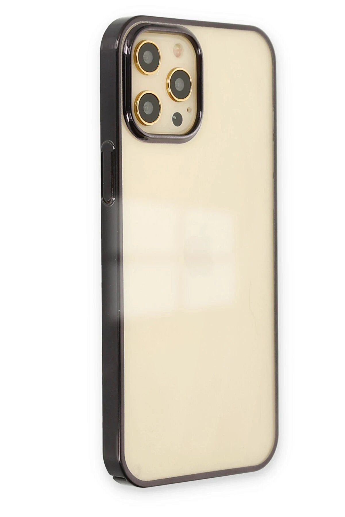 İphone 12 Pro Max Kılıf Element Si̇li̇kon - Si̇yah - Dropx1161-4944