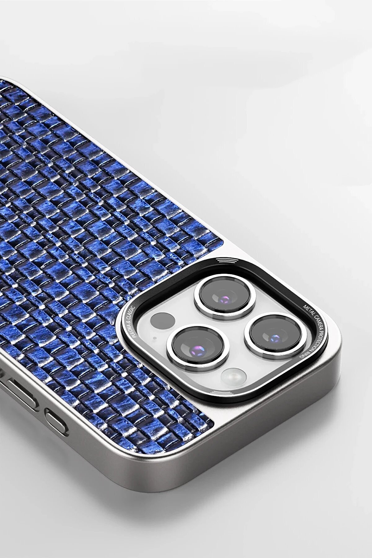 İphone 16 Pro Max Brand Kapak - Gümüş - Dropx4508-4731