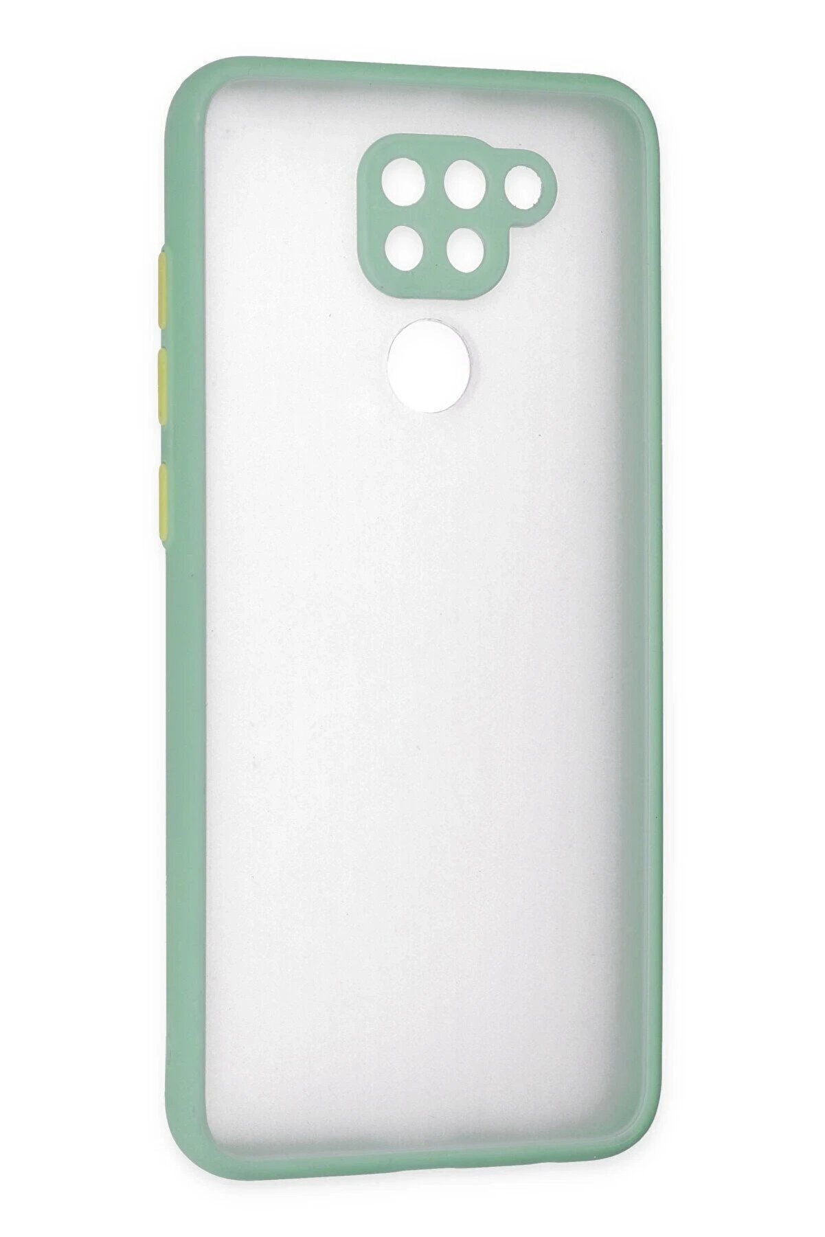 Xi̇aomi̇ Redmi̇ Note 9 Kılıf Montreal Si̇li̇kon Kapak - Turkuaz - Dropx1547-7184