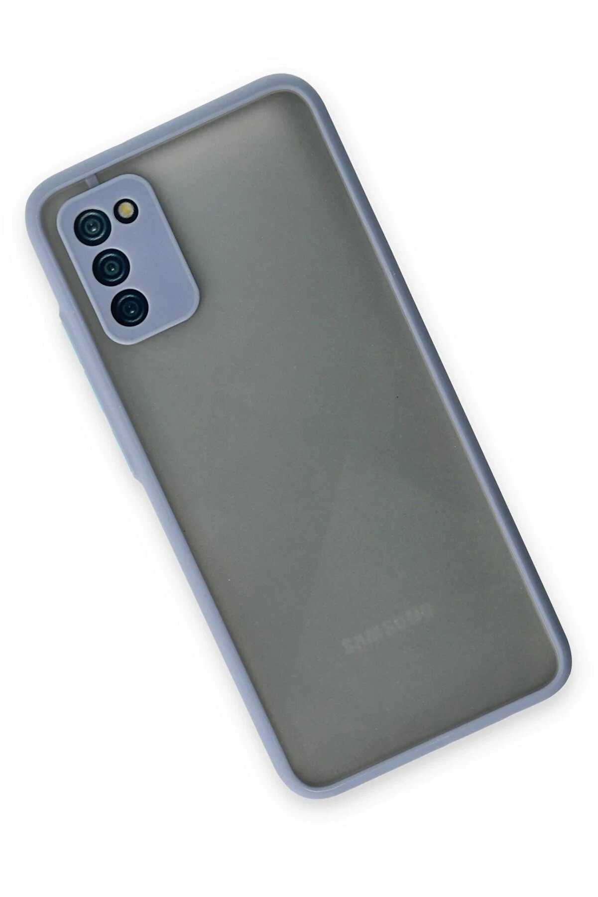 Samsung Galaxy A02S Kılıf Montreal Si̇li̇kon Kapak - Gri̇ - Dropx6060-1270