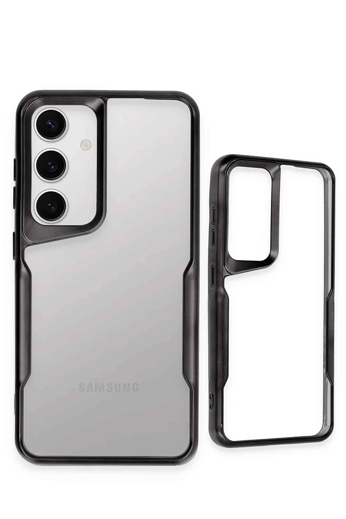 Samsung Galaxy S24 Kılıf Boyi̇ Si̇li̇kon Kapak - G&uuml;m&uuml;ş - Dropx5733-3263