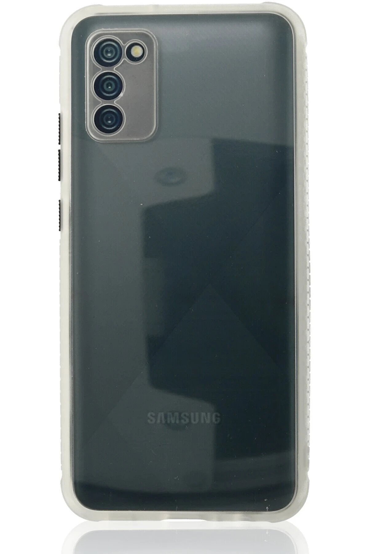 CepteToptan Samsung Galaxy A02S Kılıf Miami Şeffaf Silikon - Şeffaf - DROPX5011-8860