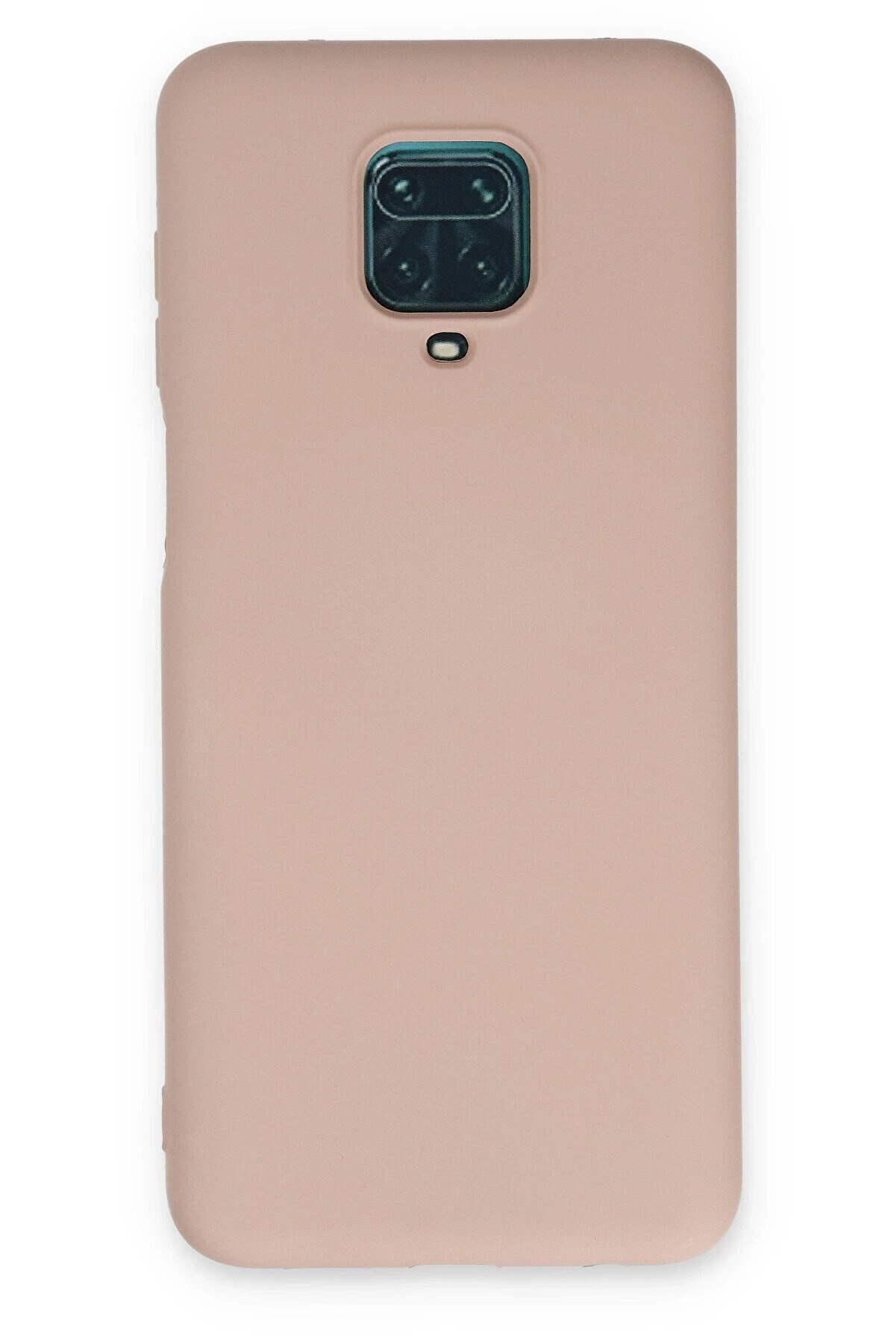 CepteToptan Xiaomi Redmi Note 9 Pro Kılıf Nano içi Kadife Silikon - Pudra - DROPX4613-2488