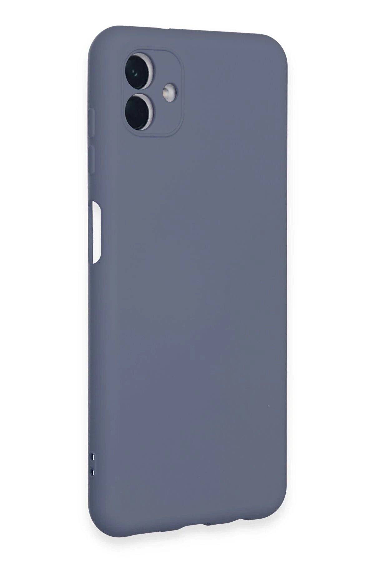 Samsung Galaxy A04E Kılıf Nano İçi̇ Kadi̇fe Si̇li̇kon - Gri̇ - Dropx7281-2692