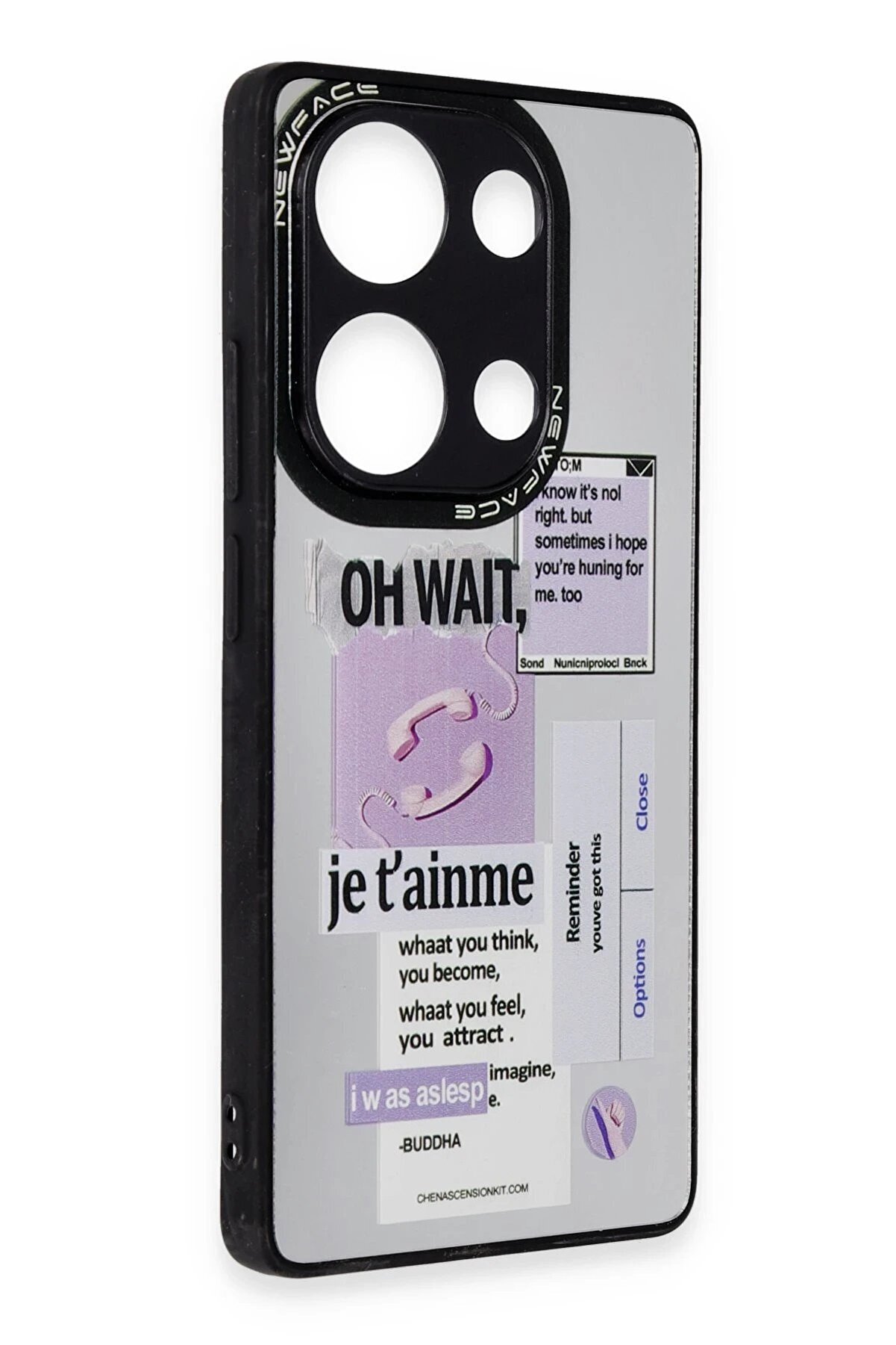 Xi̇aomi̇ Redmi̇ Note 13 Pro 5G Kılıf Mi̇rror Desenli̇ Kapak - Mi̇rror - 4 - Dropx3680-4711