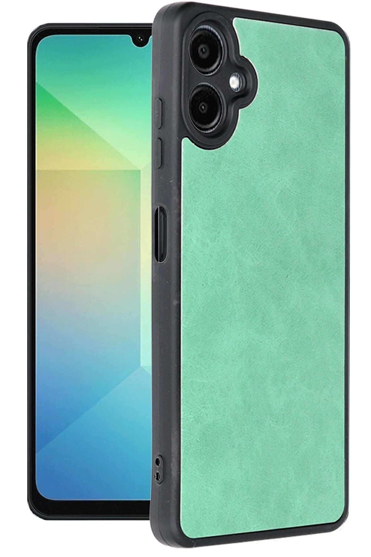 Samsung Galaxy A06 Kılıf Aras Deri̇ Kapak - Koyu Yeşi̇l - Dropx2278-2971