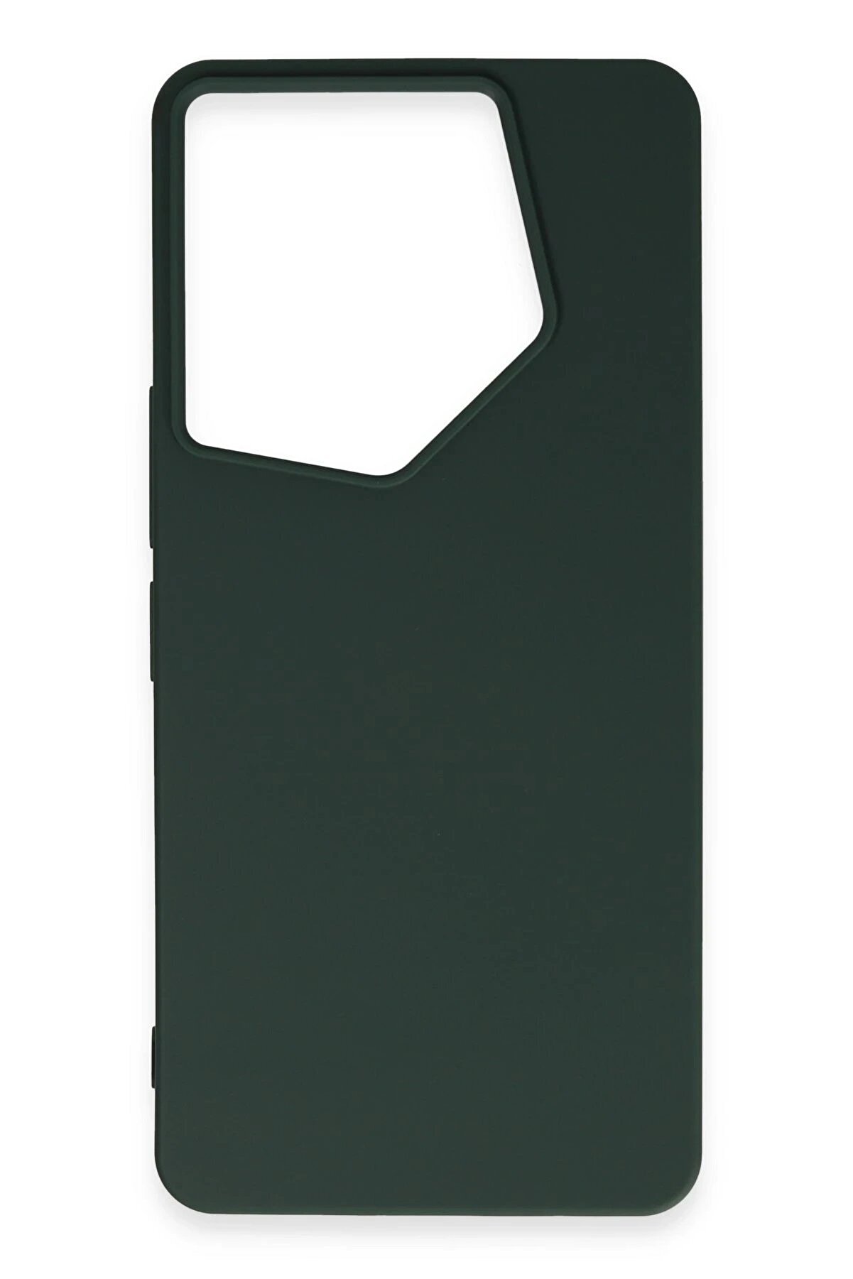 Tecno Camon 20 Pro 5G Kılıf Fi̇rst Si̇li̇kon - Koyu Yeşi̇l - Dropx4232-3011