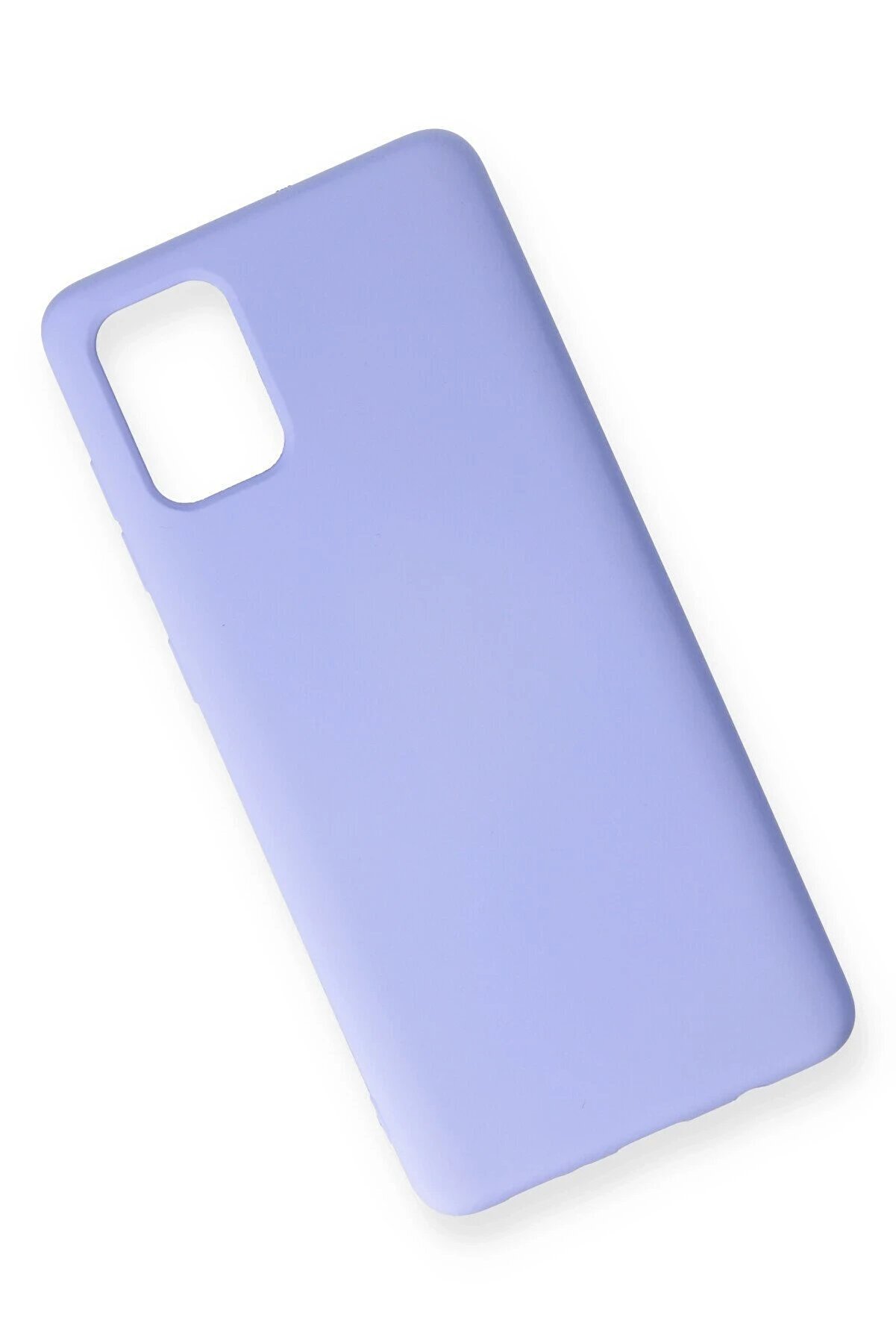 Samsung Galaxy A71 Kılıf Nano İ&ccedil;i̇ Kadi̇fe Si̇li̇kon - Li̇la - Dropx8859-2894