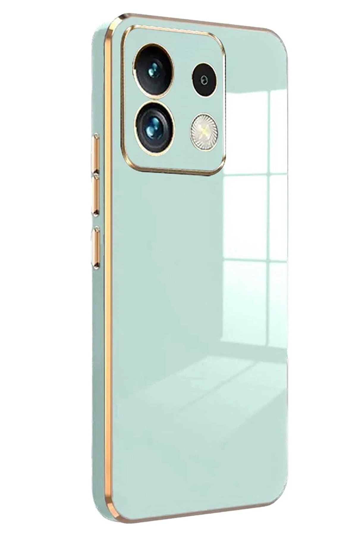 CepteToptan Xiaomi Redmi Note 13 4G Kılıf Volet Silikon - Açık Yeşil - DROPX1208-2350