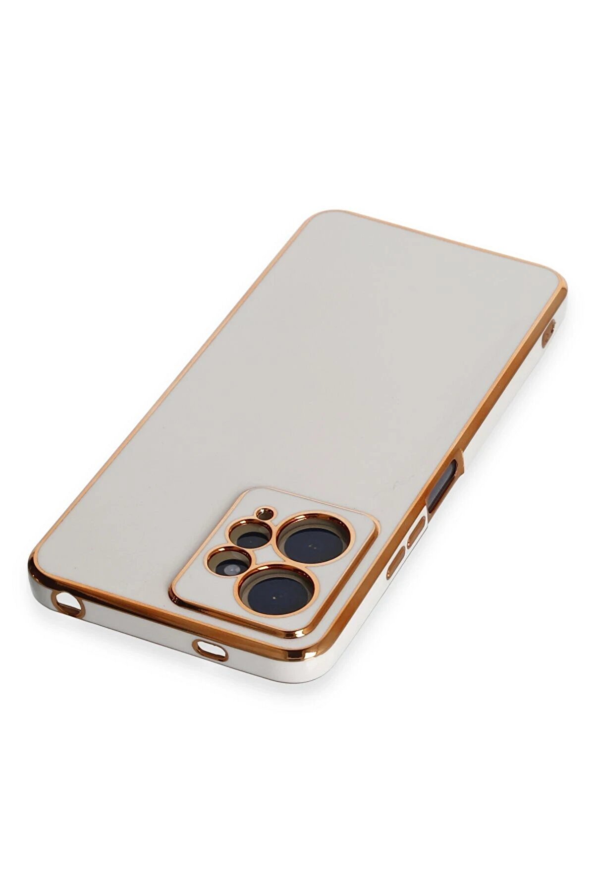 Xi̇aomi̇ Redmi̇ Note 12 4G Kılıf Volet Si̇li̇kon - Beyaz - Dropx7984-5688