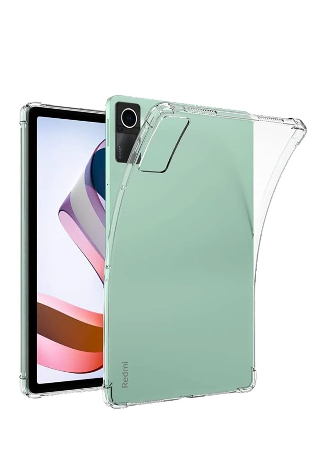 CepteToptan Xiaomi Redmi Pad Pro 12.1 Kılıf Anti Şeffaf Tablet Silikon - Şeffaf - DROPX9296-5190