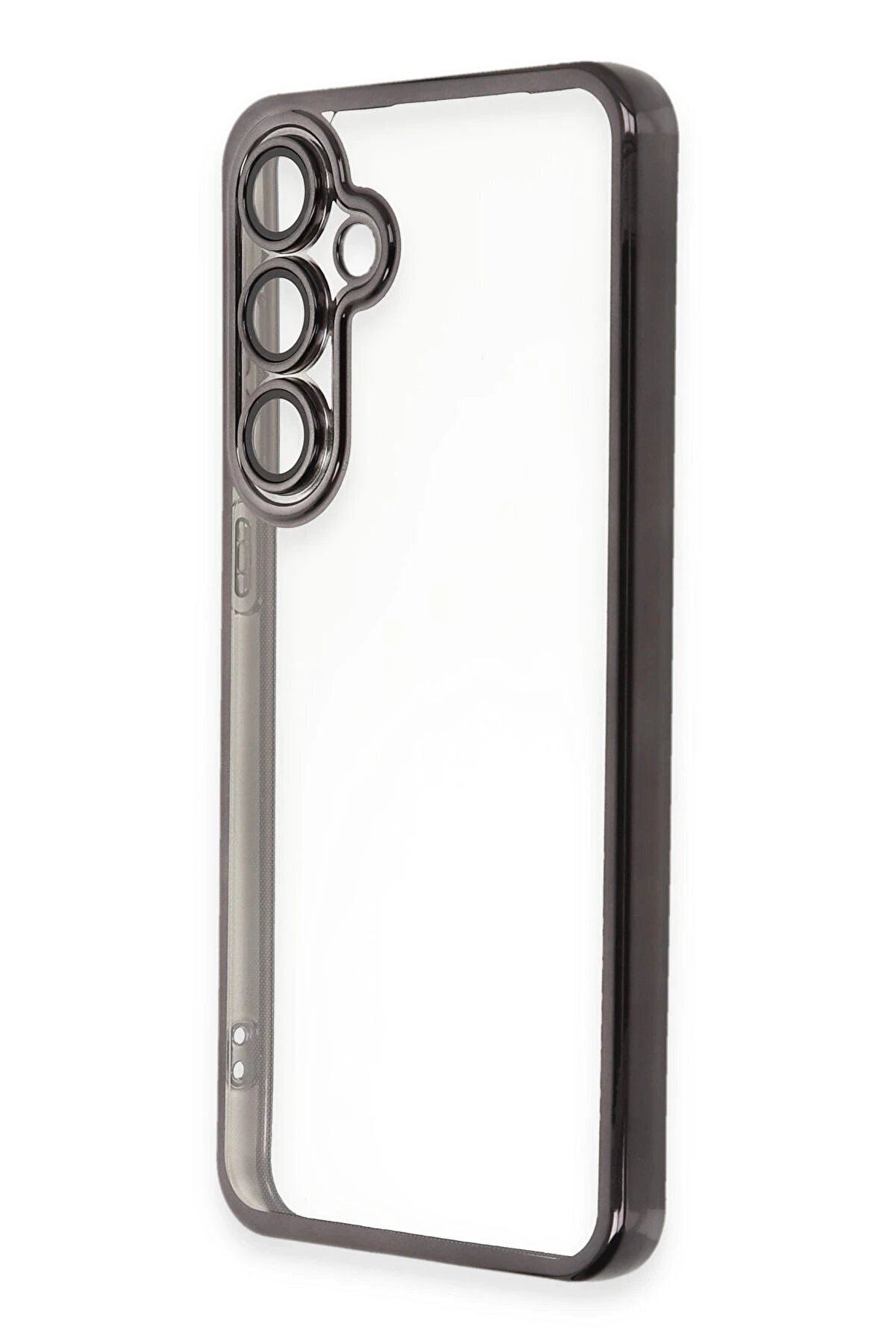 Samsung Galaxy S24 Fe Kılıf Lensli̇ Si̇li̇kon - Si̇yah - Dropx5530-6674