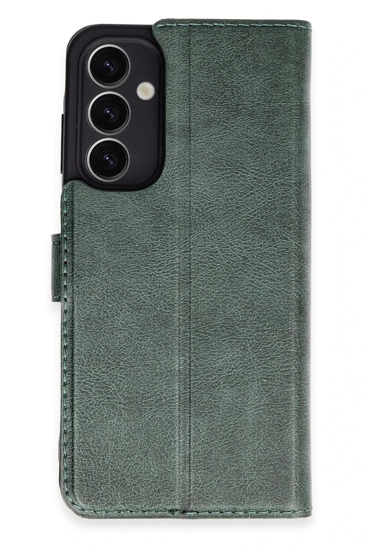 CepteToptan Samsung Galaxy A25 5G Kılıf Trend S Plus Kapaklı Kılıf - Yeşil - NOVER4304-1881