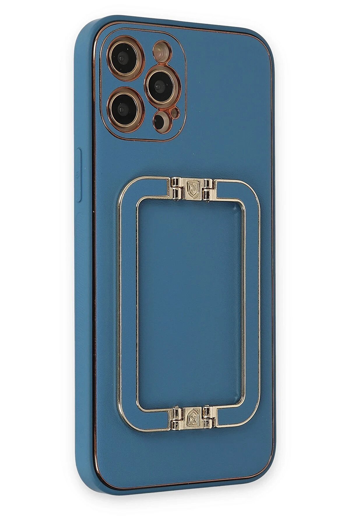 İphone 12 Pro Kılıf Coco Eli̇t Kapak - Mavi̇ - Dropx8194-7654